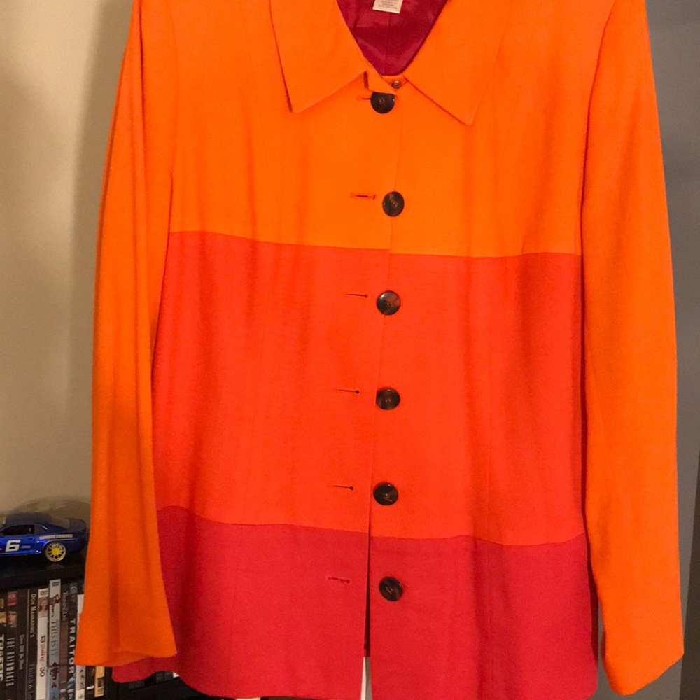Two piece jacket and skirt